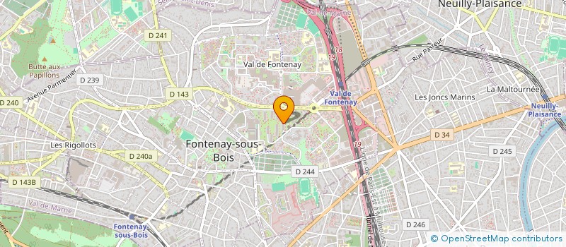 localisation de l'entreprise LEARN2CARE à FONTENAY-SOUS-BOIS