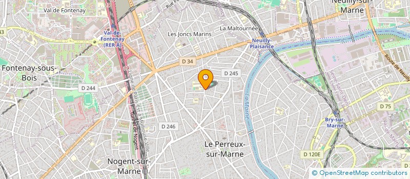 localisation de l'entreprise LEARN2RISE à LE PERREUX-SUR-MARNE