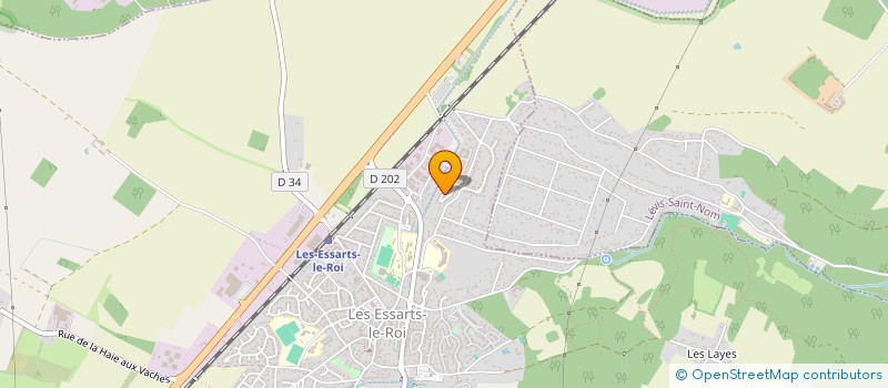 localisation de l'entreprise LEARNACTIV'  LES ESSARTS-LE-ROI