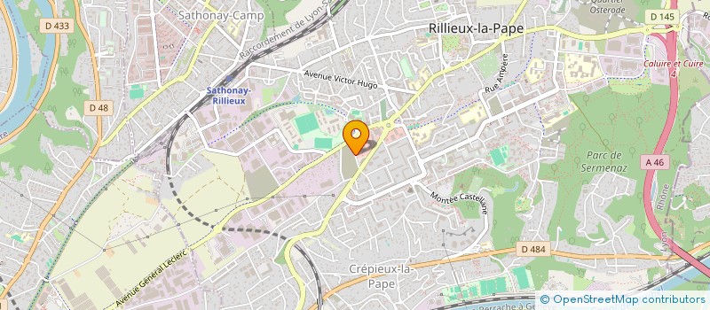 localisation de l'entreprise LEARNINDEV  RILLIEUX LA PAPE