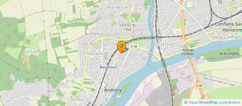 localisation de l'entreprise LEARNING BY MAKING  ANDRESY