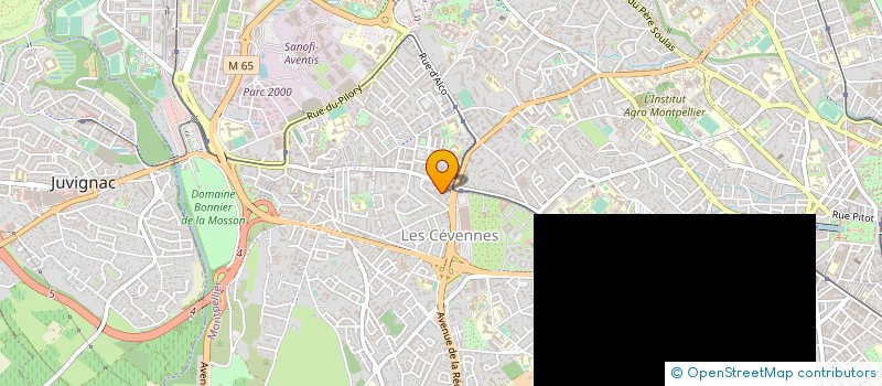 localisation de l'entreprise LEARNING MOTION à MONTPELLIER