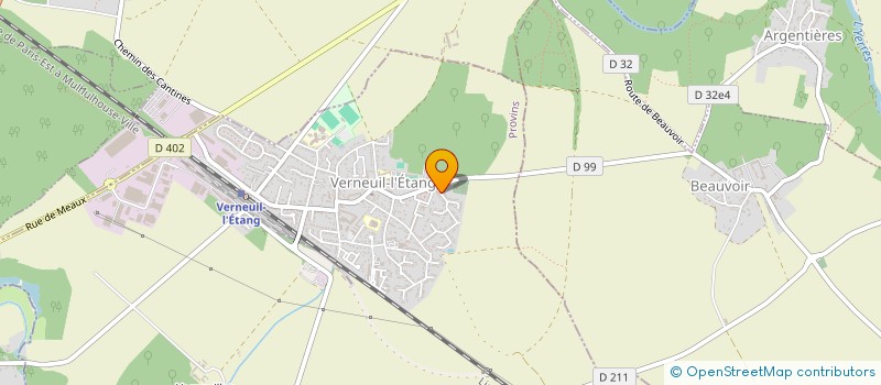 localisation de l'entreprise LEARNING WAYS  VERNEUIL-L'ETANG