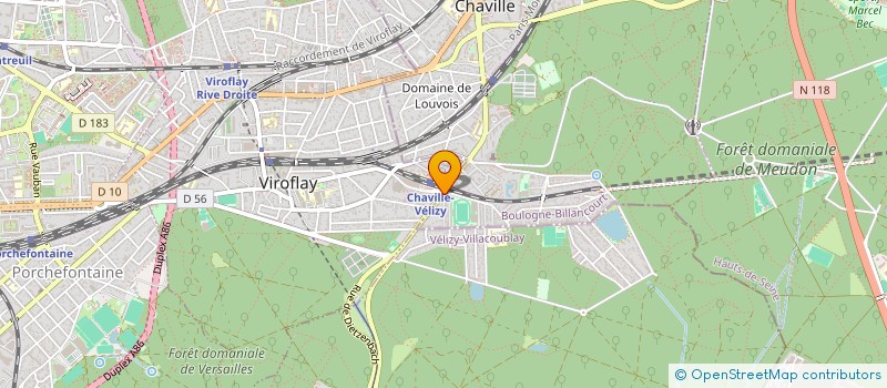 localisation de l'entreprise LEARNIUM APPRENTISSAGE à CHAVILLE
