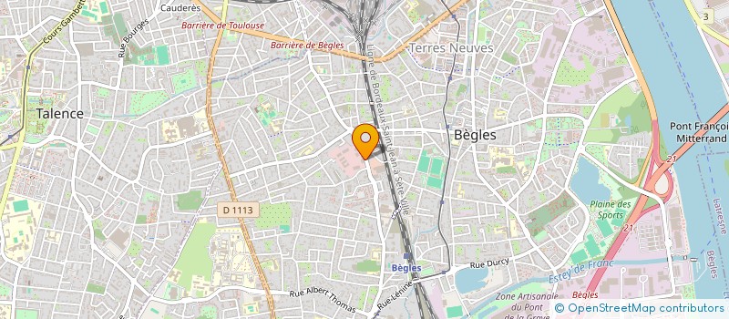 localisation de l'entreprise LEARNYDENTAL à BEGLES
