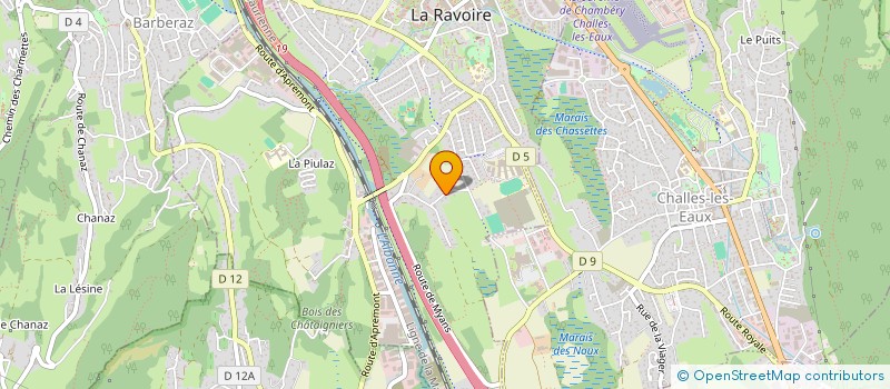 localisation de l'entreprise LEAROAM  LA RAVOIRE