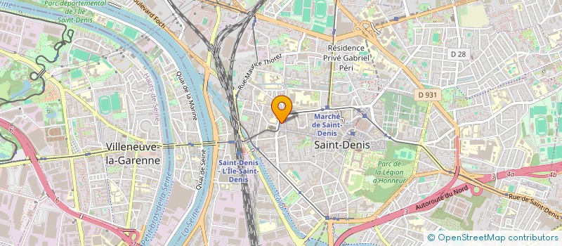 localisation de l'entreprise LEARTA à SAINT-DENIS