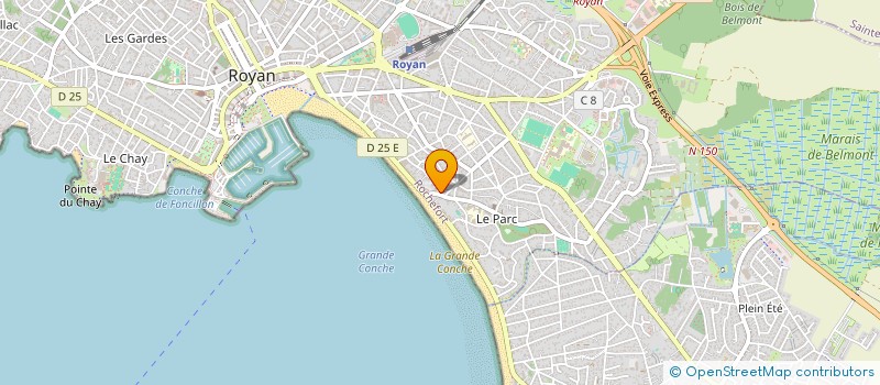 localisation de l'entreprise LEAS ASSUR  ROYAN