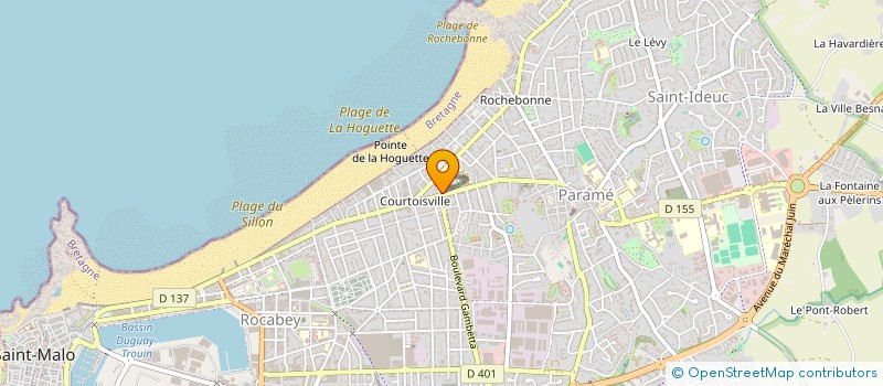 localisation de l'entreprise LEAS ESTATE à SAINT-MALO