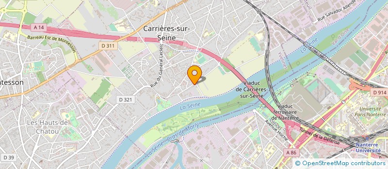 localisation de l'entreprise LEASATIS CAPITAL à CARRIERES-SUR-SEINE