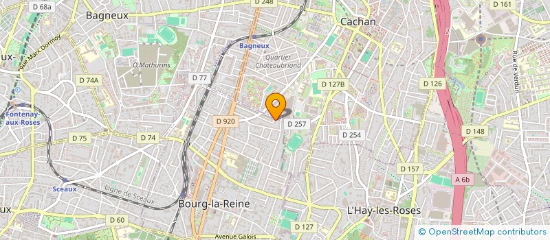 localisation de l'entreprise LEASDOM IQ à BOURG-LA-REINE