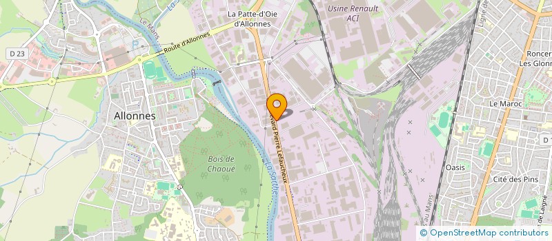 localisation de l'entreprise LEASE MY CAR  LE MANS