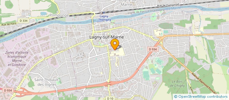 localisation de l'entreprise LEASEDIN à LAGNY-SUR-MARNE
