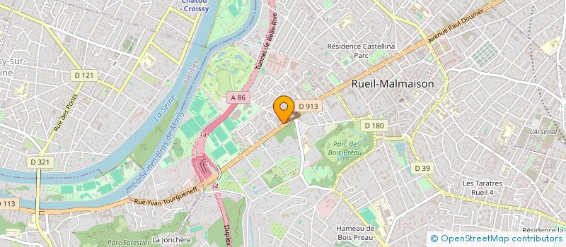 localisation de l'entreprise LEASEPLAN SERVICES à RUEIL-MALMAISON
