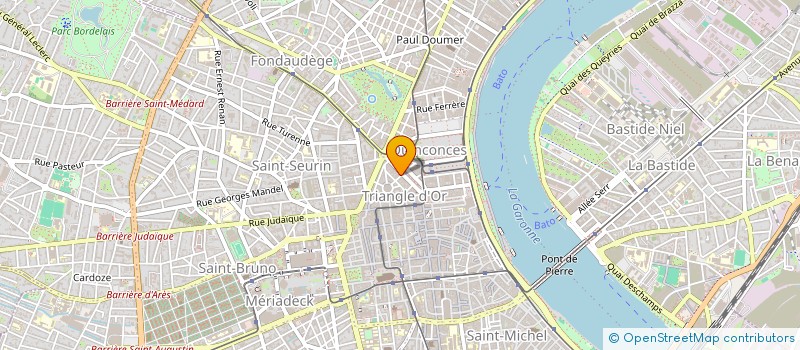 localisation de l'entreprise LEASEPRO à BORDEAUX