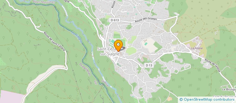 localisation de l'entreprise LEASON à SAINT-CEZAIRE-SUR-SIAGNE