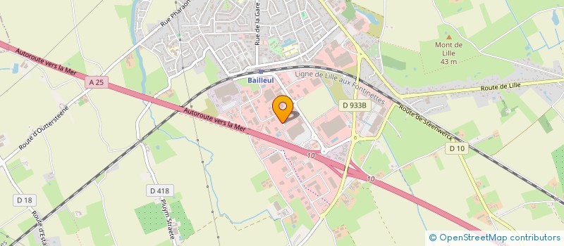 localisation de l'entreprise LEASSIRAM à BAILLEUL