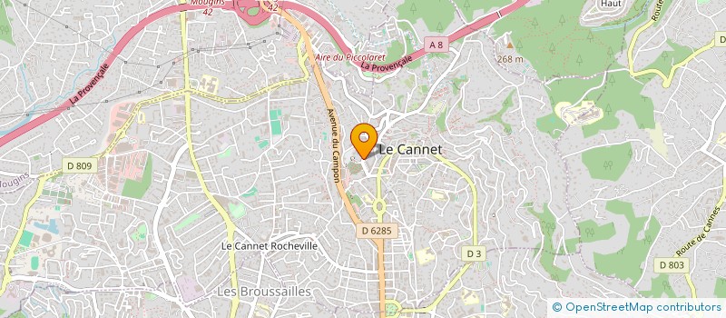 localisation de l'entreprise LEAST DEVELOPPEMENT à LE CANNET