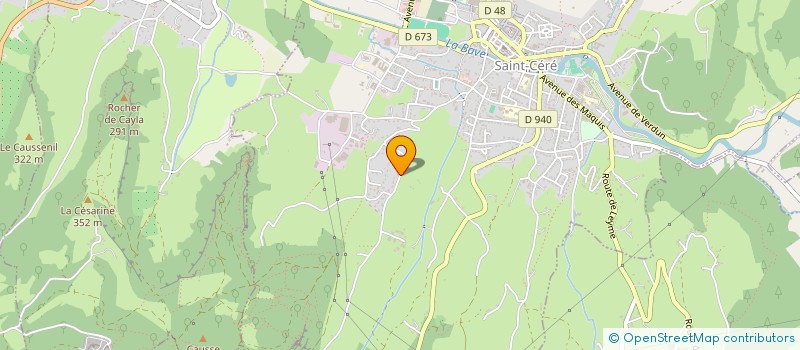 localisation de l'entreprise LEASTE 2  SAINT-CERE