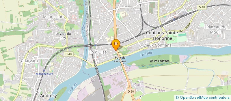 localisation de l'entreprise LEATHAN  CONFLANS-SAINTE-HONORINE