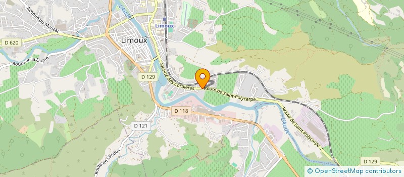 localisation de l'entreprise LEATHEO  LIMOUX