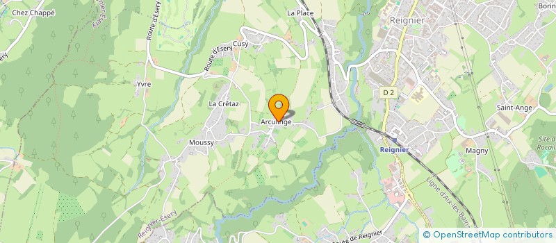 localisation de l'entreprise LEATHIS  REIGNIER-ESERY