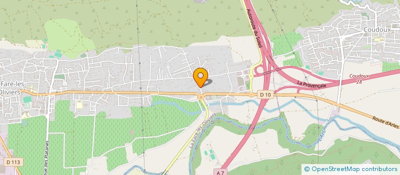 localisation de l'entreprise LEATIGO  LA FARE-LES-OLIVIERS