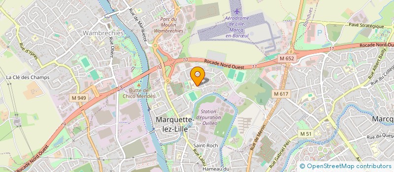 localisation de l'entreprise LEATWO à MARQUETTE-LEZ-LILLE