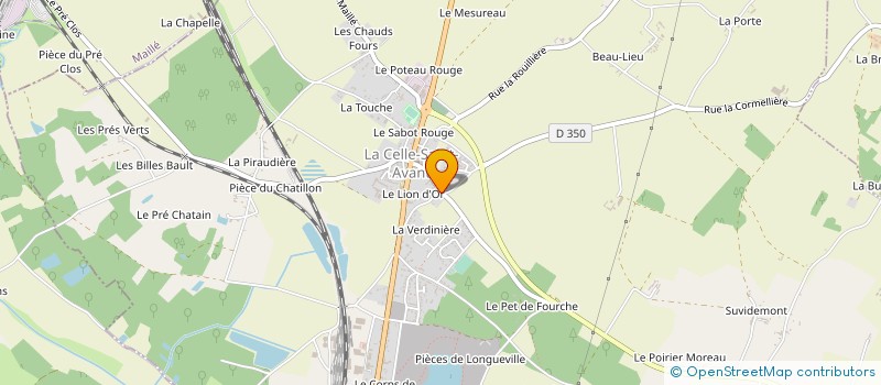 localisation de l'entreprise LEAU DISTRIBUTION ALIMENTAIRE à LA CELLE-SAINT-AVANT