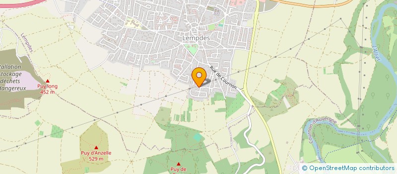localisation de l'entreprise LEAUBOI  LEMPDES