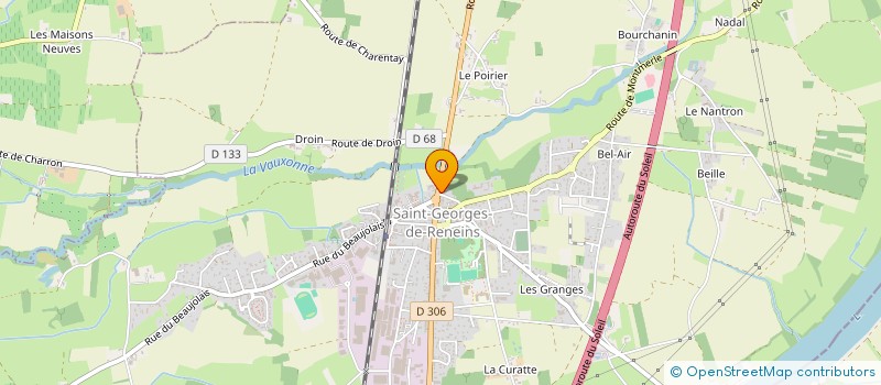localisation de l'entreprise LEAUDACE à SAINT-GEORGES-DE-RENEINS