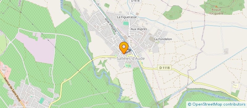 localisation de l'entreprise LEAULOU  SALLELES-D'AUDE