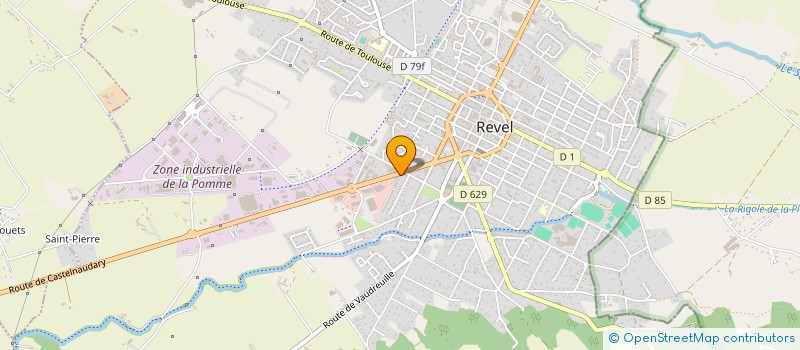 localisation de l'entreprise LEAURAGAIS LAVERIE à REVEL