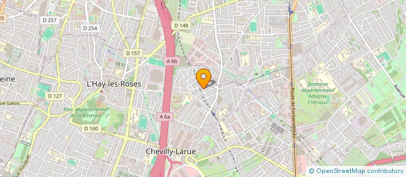 localisation de l'entreprise LEAV  L'HAY-LES-ROSES