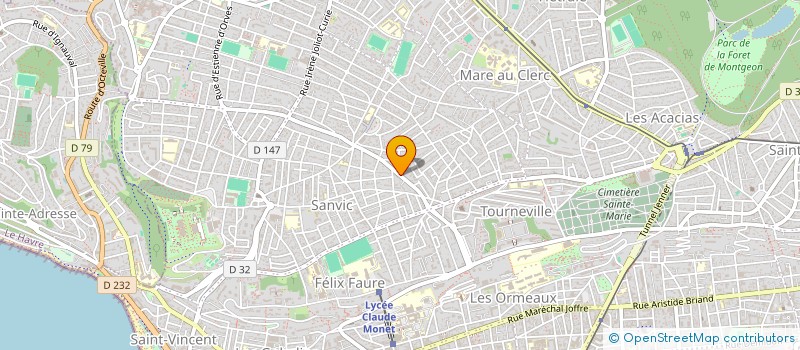 localisation de l'entreprise LEAVE à LE HAVRE