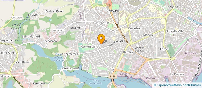 localisation de l'entreprise LEAVING ROOM  LORIENT