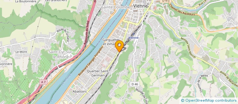localisation de l'entreprise LEAXEA à VIENNE