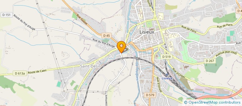 localisation de l'entreprise LEAXEL à SAINT-MARTIN-DE-LA-LIEUE