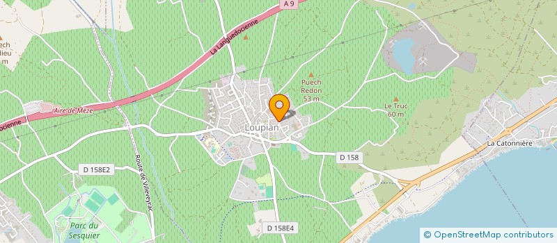 localisation de l'entreprise LEAZAZ  LOUPIAN