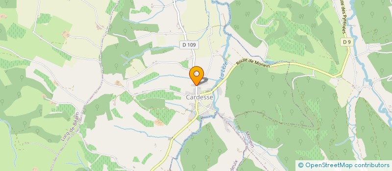 localisation de l'entreprise LEB 64  CARDESSE