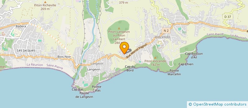 localisation de l'entreprise LEB à SAINT-JOSEPH
