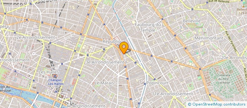 localisation de l'entreprise LEB  PARIS