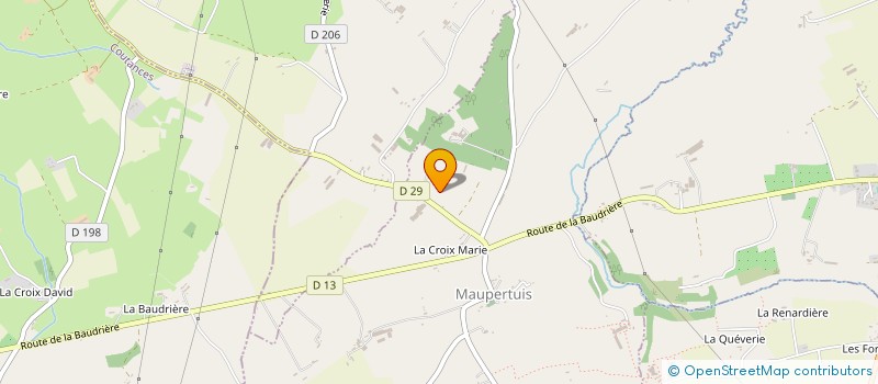 localisation de l'entreprise LEB ENERGIES  MAUPERTUIS