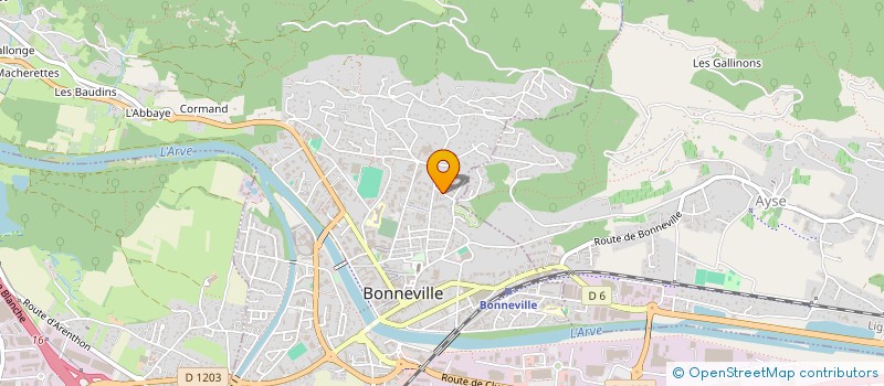 localisation de l'entreprise LEB TOP SERV  BONNEVILLE