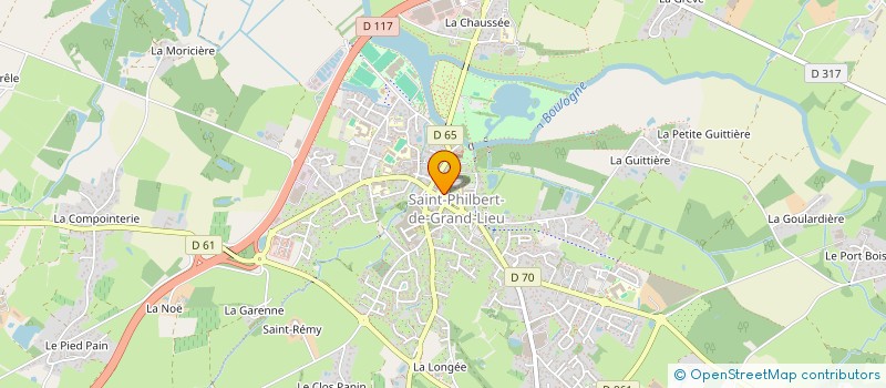 localisation de l'entreprise LEBADIS à SAINT-PHILBERT-DE-GRAND-LIEU