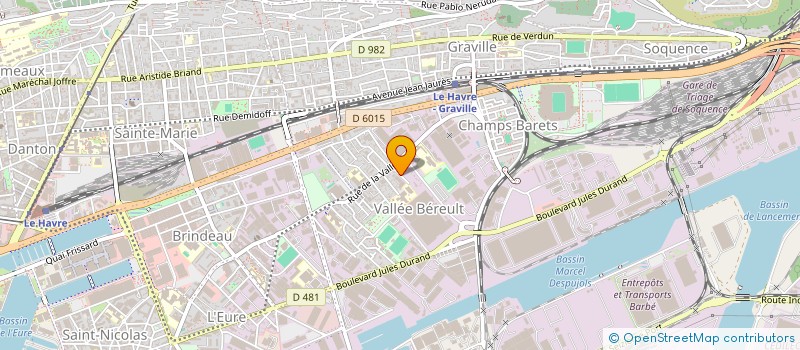 localisation de l'entreprise LEBAILLIF CONCEPT POELES à LE HAVRE