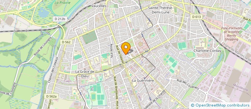 localisation de l'entreprise LEBAILLY IMMOBILIER à CAEN