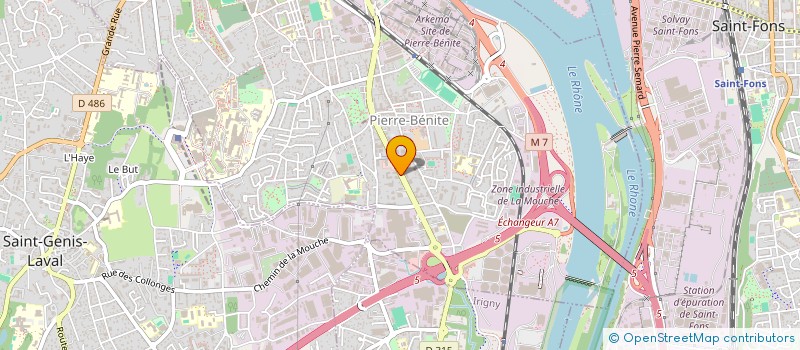 localisation de l'entreprise LEBAIRDEVELOPPEMENT  OULLINS-PIERRE-BENITE