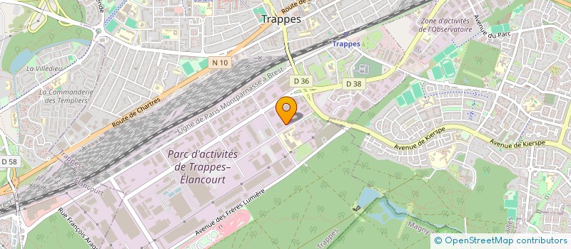 localisation de l'entreprise LEBARON ET FILS à TRAPPES