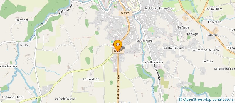 localisation de l'entreprise LEBAS à VIRE-NORMANDIE
